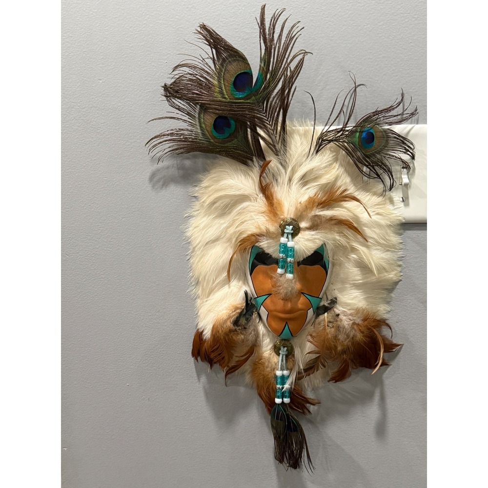 Native American Medicine Mask signed by R. W. ADAMSON Native‎ American Indian